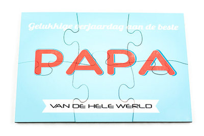 Oh jee Iedereen Verhoogd puzzel gelukkige verjaardag papa - De Cadeau Shop